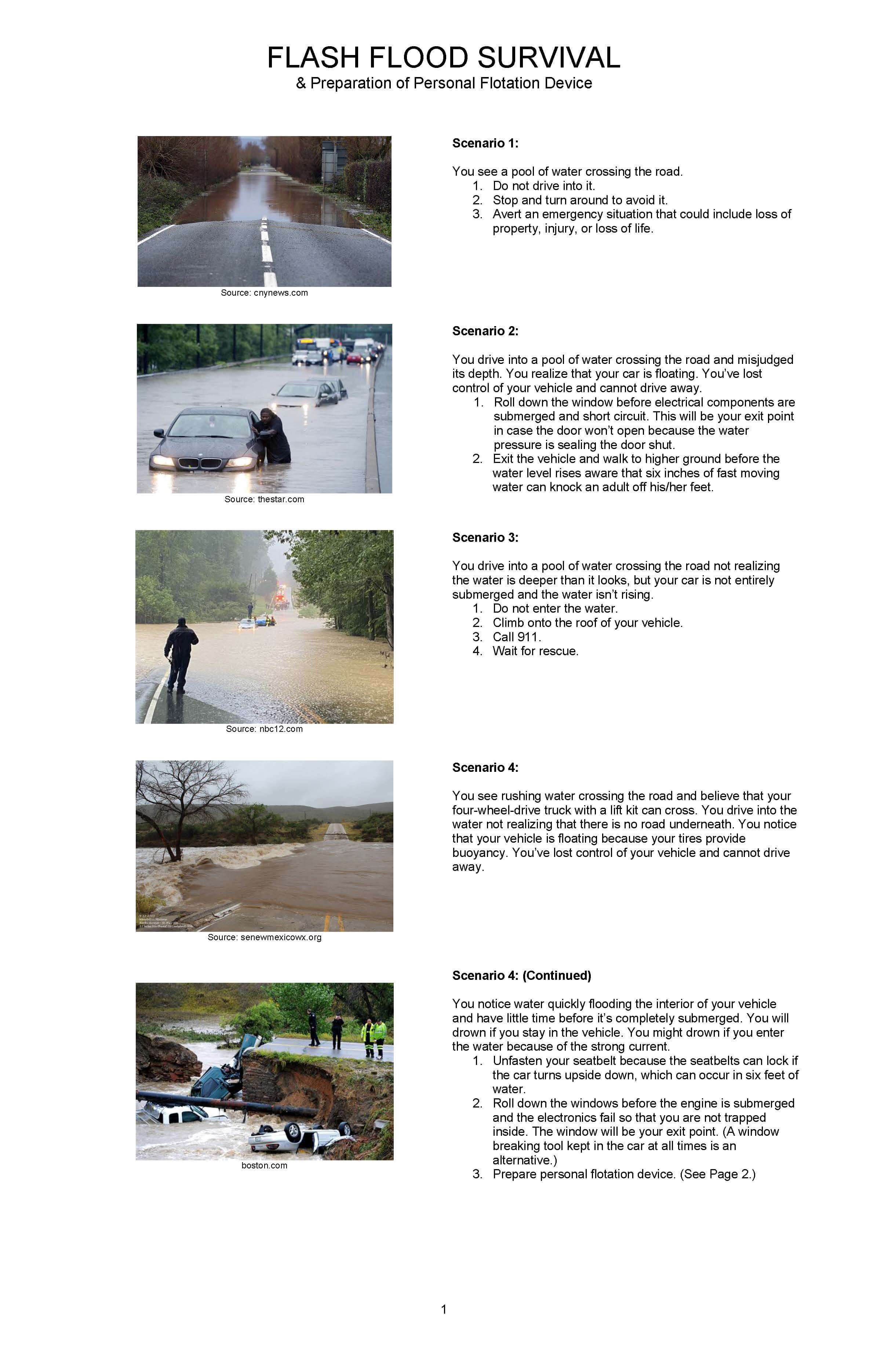 Flash Flood Survival Guide