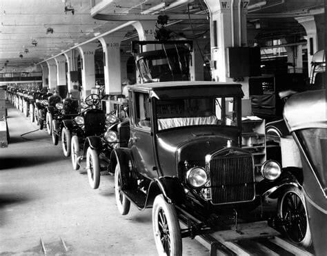 Ford assembly line used linseed oil paint